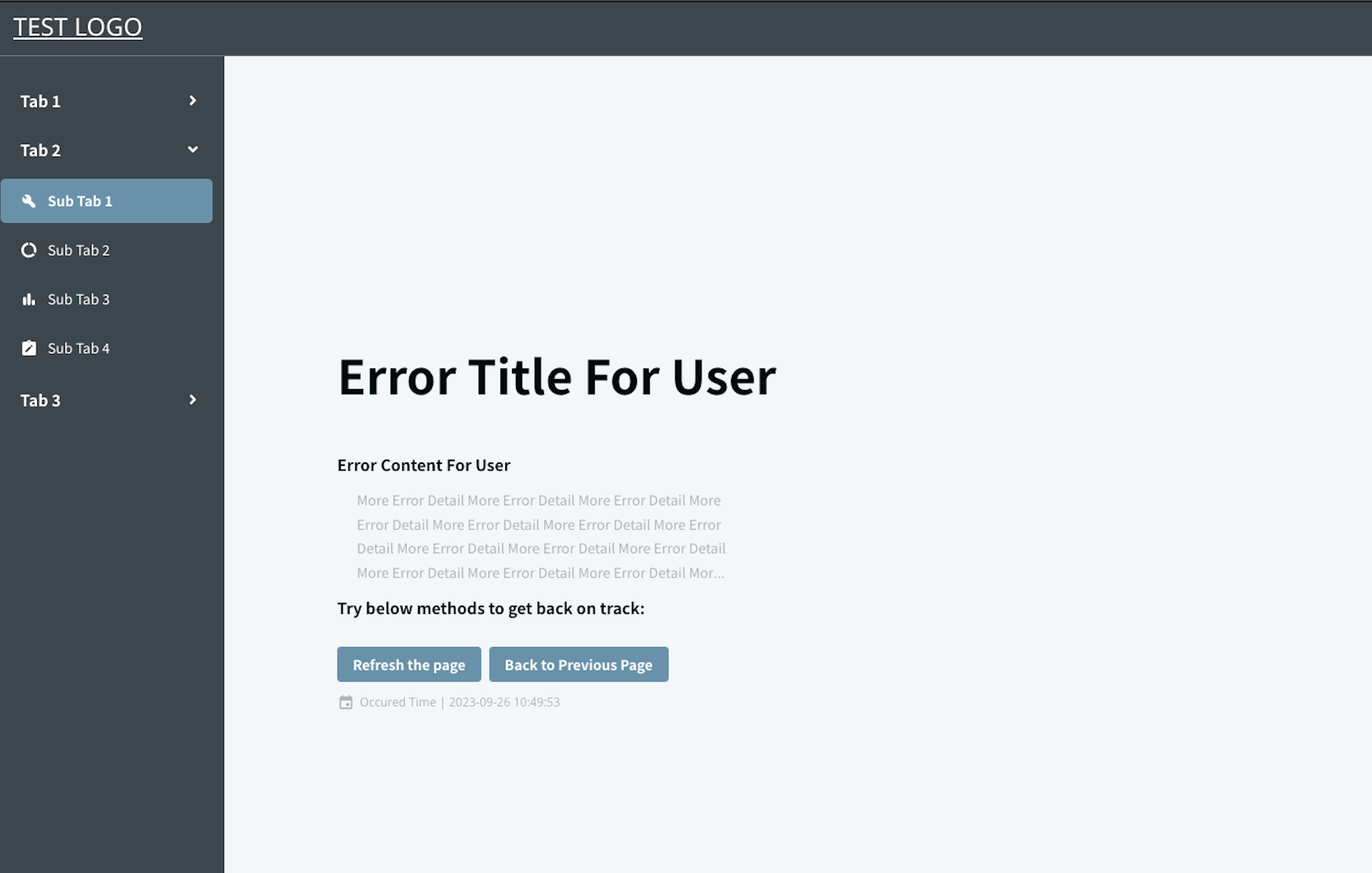 frontend error UI 1