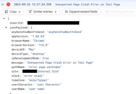 Log Services Example 2