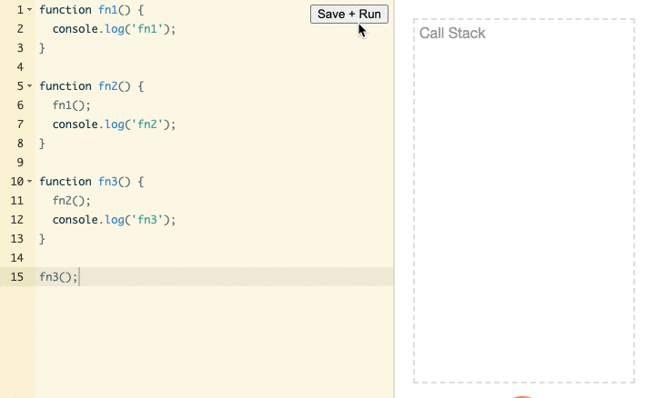 Call Stack on Loupe